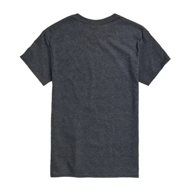 Mens Short Sleeve Americana Lilo & Stitch Graphic T-Shirt