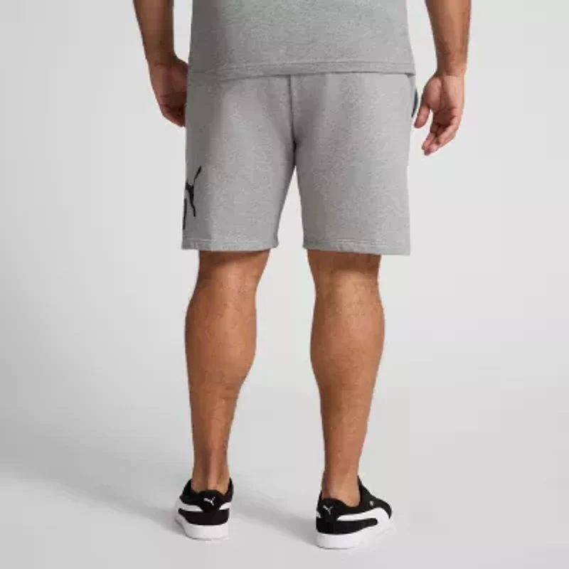 PUMA Mens 10" Mid Rise Big and Tall Workout Shorts