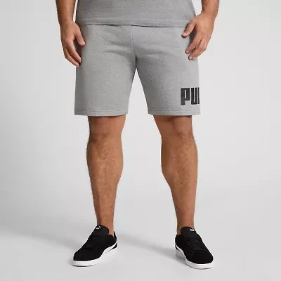PUMA Mens 10" Mid Rise Big and Tall Workout Shorts