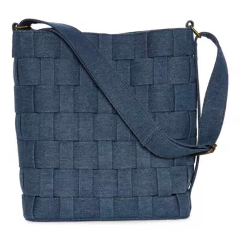 a.n.a Cynthia Woven Bucket Bag