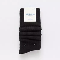 Arizona Slouch Womens 1 Pair Crew Socks