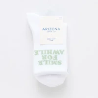 Arizona Sport Rib Womens 2 Pair Crew Socks