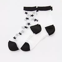 Arizona Sheer Womens 2 Pair Quarter Ankle Socks