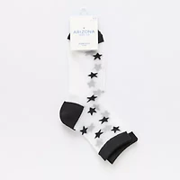 Arizona Sheer Womens 2 Pair Quarter Ankle Socks