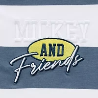 Juniors Womens Long Sleeve Mickey and Friends Polo Shirt
