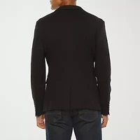J. Ferrar Mens Knit Stretch Fabric Slim Fit Sport Coat