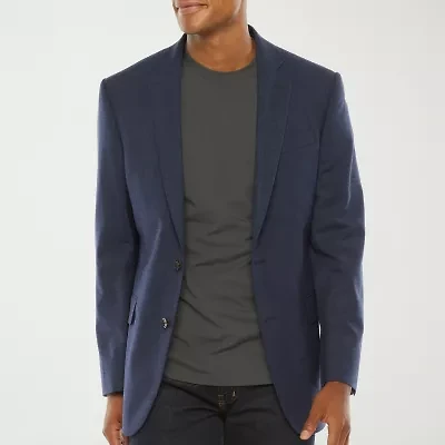 Stafford Coolmax All Season Mens Stretch Fabric Regular Fit Sport Coat