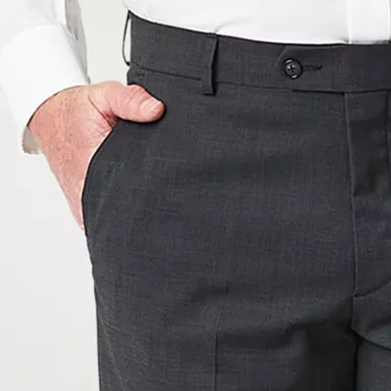 Stafford Coolmax All Season Ecomade Mens Slim Fit Flat Front Suit Pant