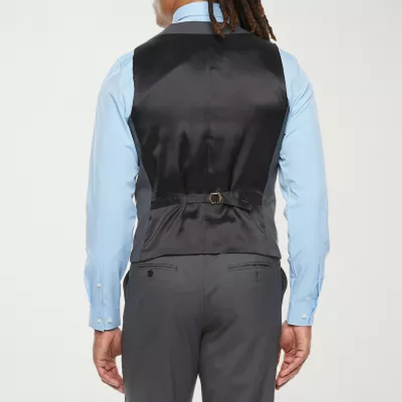 J. Ferrar Ultra Comfort Mens Slim Fit Suit Vest