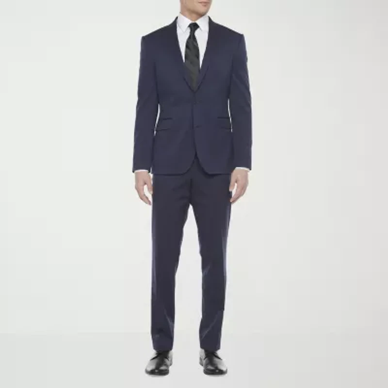 J. Ferrar Ultra Comfort Mens Stretch Fabric Slim Fit Suit Jacket