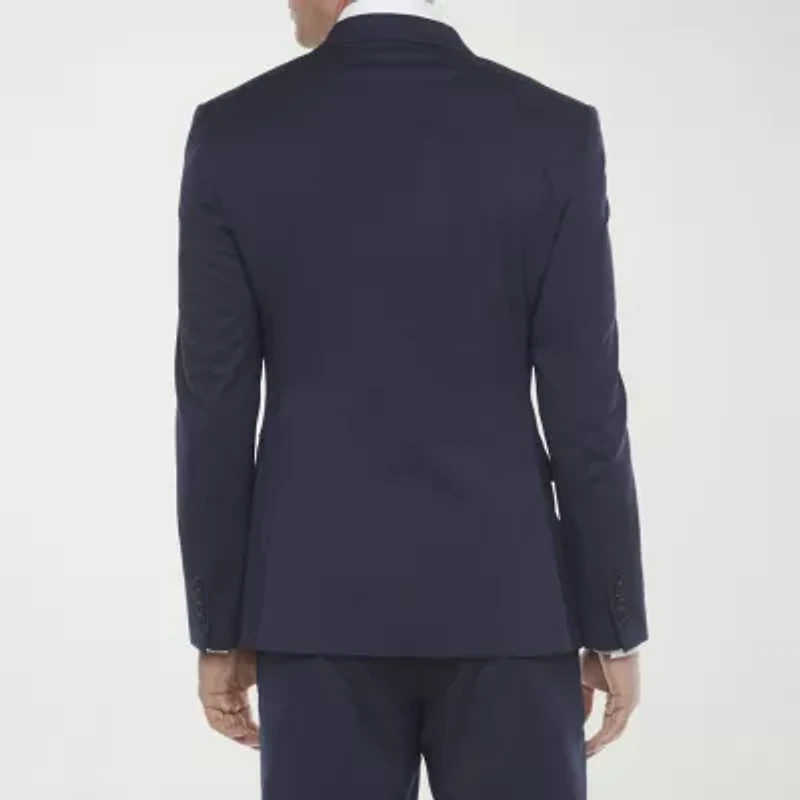J. Ferrar Ultra Comfort Mens Stretch Fabric Slim Fit Suit Jacket