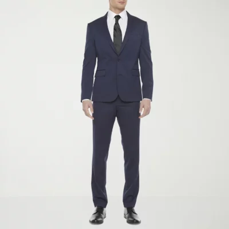 J. Ferrar Ultra Comfort Mens Stretch Fabric Super Slim Fit Suit Jacket