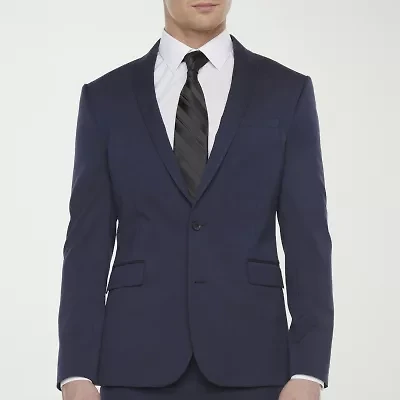 J. Ferrar Ultra Comfort Mens Stretch Fabric Super Slim Fit Suit Jacket