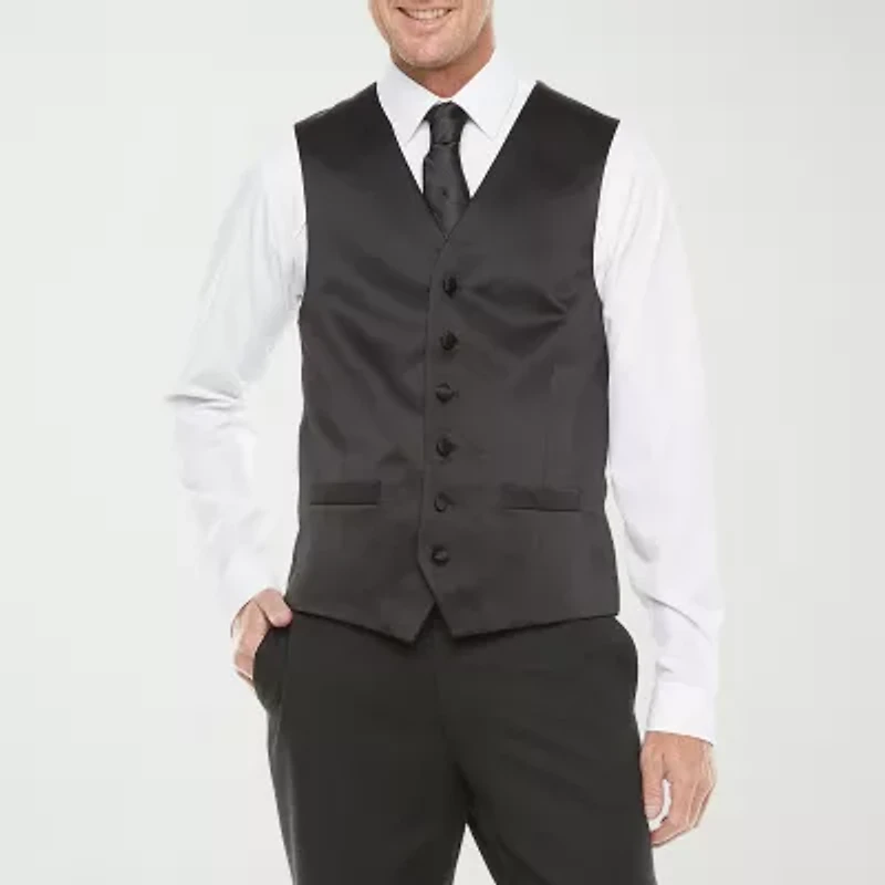 Stafford Coolmax All Season Mens Classic Fit Tuxedo Vest