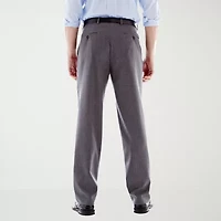 Stafford® Executive Super 100 Wool Flat-Front Suit Pants - Classic