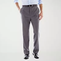 Stafford® Executive Super 100 Wool Flat-Front Suit Pants - Classic
