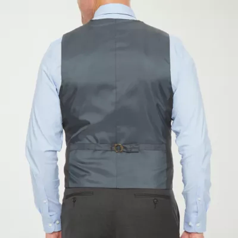 Stafford Coolmax All Season Ecomade Mens Classic Fit Big and Tall Suit Vest