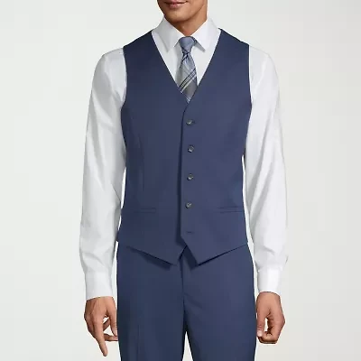 J. Ferrar Ultra Comfort Mens Classic Fit Big and Tall Suit Vest