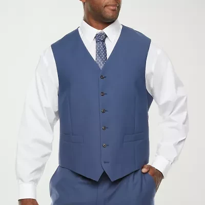 Stafford Signature Smart Wool Mens Stretch Fabric Classic Fit Big and Tall Suit Vest