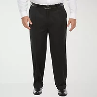 Stafford Coolmax All Season Ecomade Mens Big and Tall Stretch Fabric Classic Fit Pleated Front Suit Pant