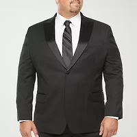 Stafford Coolmax All Season Ecomade Mens Big and Tall Classic Fit Tuxedo Jacket