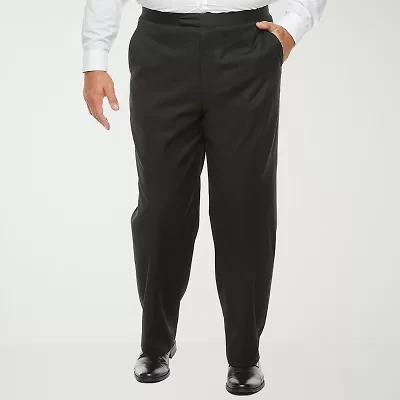 Stafford Coolmax All Season Ecomade Mens Big and Tall Classic Fit Tuxedo Pant