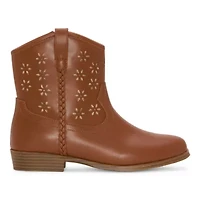 Thereabouts Little & Big Kid Girls Charlee Stacked Heel Booties