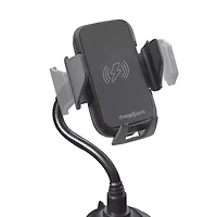 Chargeworx Universal Cupholder Wireless Charging Cell Phone Car Mount