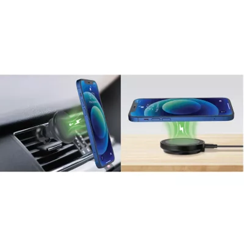 Chargeworx 2-In-1 Magnetic Vent Cell Phone Car Mount