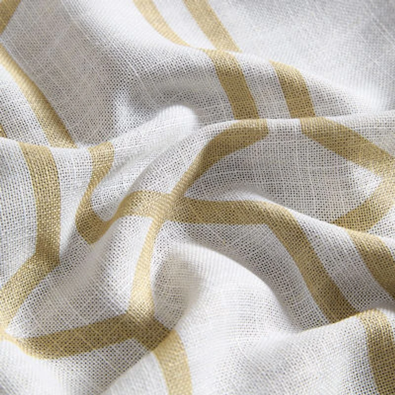 Elrene Home Fashions Kaiden Geometric Grommet Top Blackout Single Curtain Panel