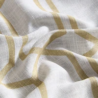 Elrene Home Fashions Kaiden Geometric Grommet Top Blackout Single Curtain Panel