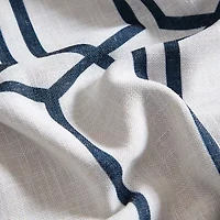 Elrene Home Fashions Kaiden Geometric Grommet Top Blackout Single Curtain Panel