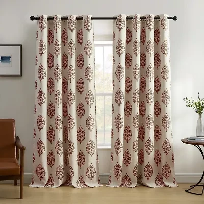 Elrene Home Fashions Navara Grommet Top Blackout Single Curtain Panel