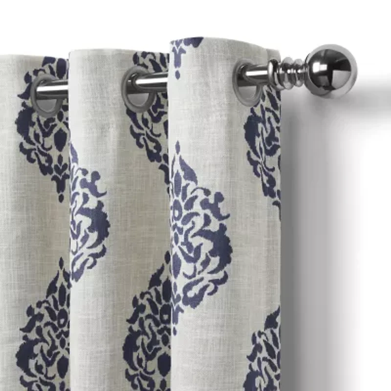 Elrene Home Fashions Navara Grommet Top Blackout Single Curtain Panel