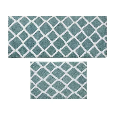 Madison Park Renu Reversible High Pile Tufted Bath Rug
