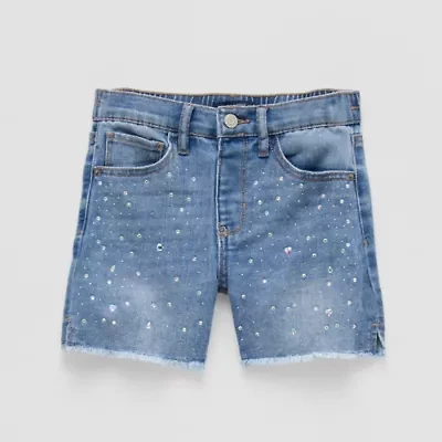 Vanilla Star Big Kid Girls Mid Rise Shortie Short
