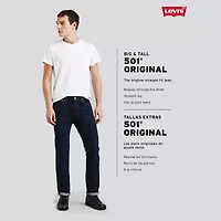 Levi's Big and Tall Mens 501 Regular Fit Jean