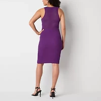 Bold Elements Womens Sleeveless Sweater Dress