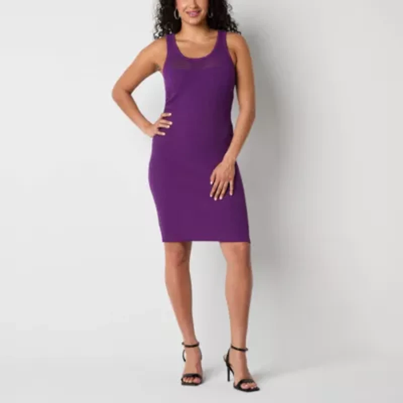 Bold Elements Womens Sleeveless Sweater Dress