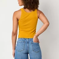 a.n.a Ribbed Womens U Neck Sleeveless Tank Top