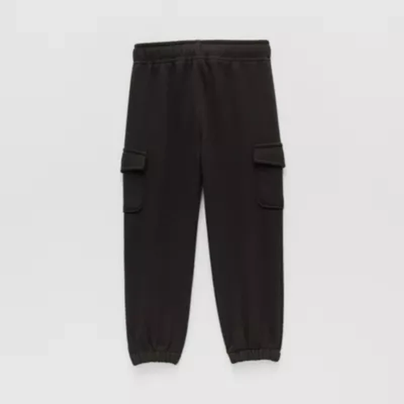 Okie Dokie Cargo Toddler & Little Boys Cuffed Regular Fit Jogger Pant