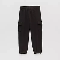 Okie Dokie Cargo Toddler & Little Boys Cuffed Regular Fit Jogger Pant