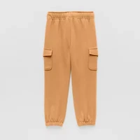 Okie Dokie Cargo Toddler & Little Boys Cuffed Regular Fit Jogger Pant