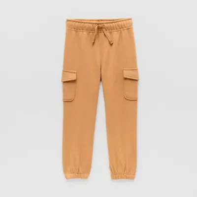 Okie Dokie Cargo Toddler & Little Boys Cuffed Regular Fit Jogger Pant