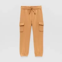 Okie Dokie Cargo Toddler & Little Boys Cuffed Regular Fit Jogger Pant
