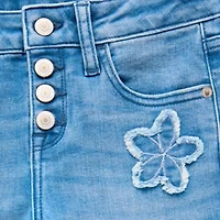 Thereabouts Little & Big Kid Girls Flare Leg Jean