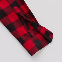 St. John's Bay Dexterity Mens Easy-on + Easy-off Long Sleeve Adaptive Classic Fit Flannel Shirt