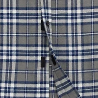St. John's Bay Dexterity Mens Easy-on + Easy-off Long Sleeve Adaptive Classic Fit Flannel Shirt