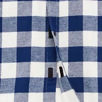 St. John's Bay Dexterity Mens Easy-on + Easy-off Long Sleeve Adaptive Classic Fit Flannel Shirt