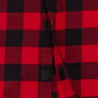 St. John's Bay Dexterity Mens Easy-on + Easy-off Long Sleeve Adaptive Classic Fit Big and Tall Flannel Shirt